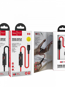 HOCO S13 Красный кабель USB 2.4A (microUSB) 1.2м