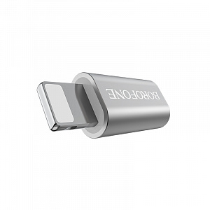 BOROFONE BV5 переходник (гнездо MicroUSB - штекер Lightning)