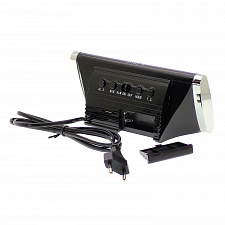 Часы электронные настольные от сети с будильником VST 730-1 Красные