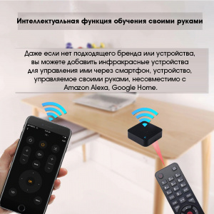 Умный ИК пульт управления с Алисой Wi-Fi Орбита OT-HOS06