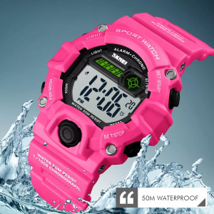 Skmei 1484 Розовые часы наручные детские