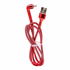 Орбита OT-SMM51 Красный кабель USB 2.4A (microUSB) 1м