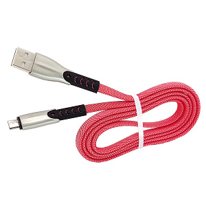 Орбита OT-SMM46 Красный кабель USB 2.4A (microUSB) 1м