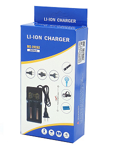 Зарядное устройство для аккумуляторов 18650 на 2 слота Орбита OT-APZ13