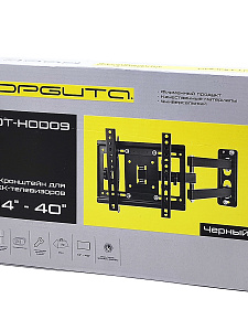 Кронштейн для телевизора настенный поворотный до 40 дюймов Орбита OT-HOD09