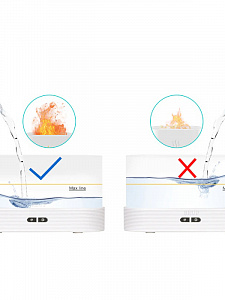 Огонек OG-HOM06 Черный увлажнитель воздуха (180мл,USB,RGB)