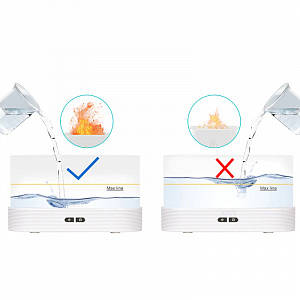 Огонек OG-HOM06 Черный увлажнитель воздуха (180мл,USB,RGB)