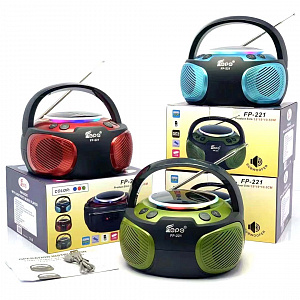 Fepe FP-221 радиоприёмник аккумуляторный (USB,TF,Bluetooth)