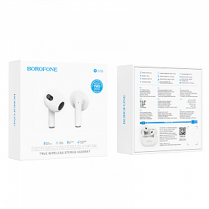 BOROFONE BW09 Белые наушники - гарнитура (bluetooth)