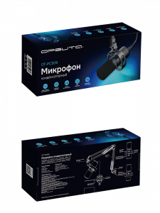 Орбита OT-PCS09 RGB микрофон проводной конденсаторный на стойке (USB, 1.8м)