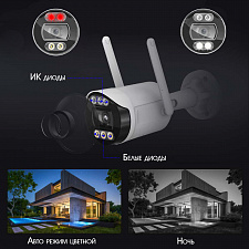 Орбита OT-VNI61 Видеокамера IP-WI-FI (1920*1080, 2Mpix, 3,6мм, пластик)