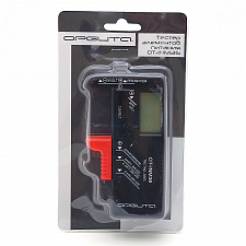 Тестер, измеритель напряжения батареек и аккумуляторов с LCD дисплеем Орбита OT-INM36