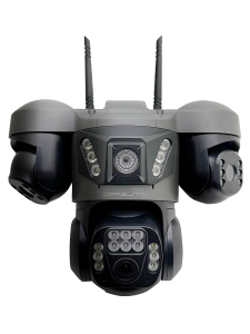 Камера видеонаблюдения 4G с сим картой уличная поворотная 2 Mp*3 Орбита OT-VNI68B