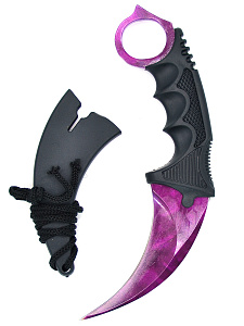 Патриот PT-TRK11 нож складной (Керамбит, волны сапфир)