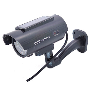 Муляж камеры видеонаблюдения с солнечной панелью со светодиодом Орбита OT-VNP20