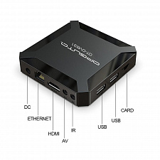 Смарт ТВ приставка медиаплеер на андроид 2/16 Гб Орбита OT-DVB31
