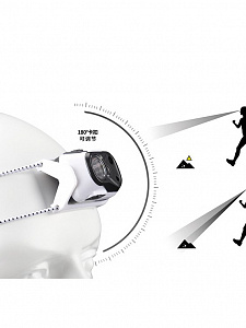 Патриот PT-FLG40 фонарь налобный (2L, аккум, дат.движ)