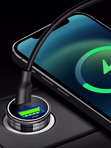 TDS TS-CAU72A ЗУ авто USB (QC3.0 Super + PD20W,4000mA)