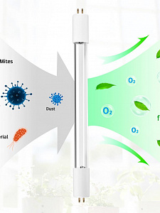 Кварцевая лампа бактерицидная для дома, уф-лампа Огонёк OG-LDP14