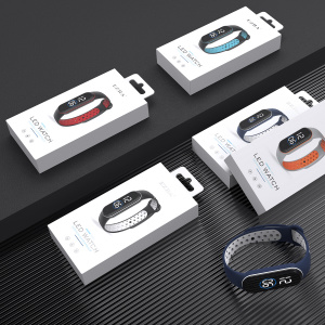 EZRA SW45 Серый/Оранжевый часы наручные