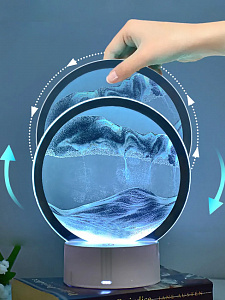 Песочная картина ночник интерьерный Огонёк OG-LDP34 Синий