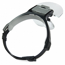 Лупа налобная увеличительная с подсветкой Орбита OT-INL07