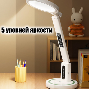 Лампа настольная для школьника с таймером Огонёк OG-LDP41B