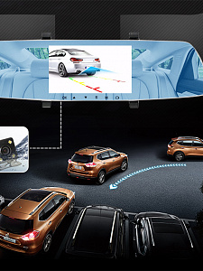 TDS TS-CAR14 автовидеорегистратор зеркало+камера