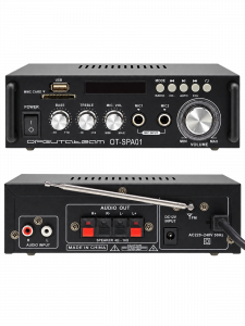 Усилитель звука двухканальный с Bluetooth, FM Орбита OT-SPA01