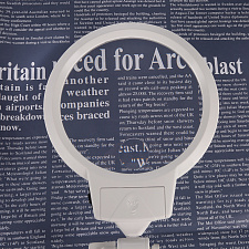 Лупа настольная с подсветкой на гибкой ноге Орбита INL53