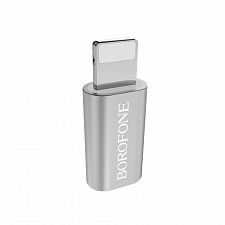 BOROFONE BV5 переходник (гнездо MicroUSB - штекер Lightning)