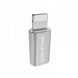 BOROFONE BV5 переходник (гнездо MicroUSB - штекер Lightning)