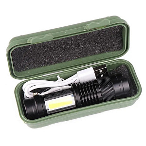 Фонарь ручной аккумуляторный, карманный Следопыт ST-FLR15