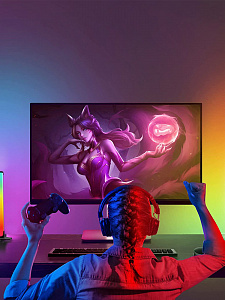 Светильник настольный декоративный для ПК RGB Огонёк OG-LDP18