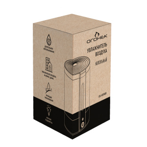 Увлажнитель воздуха для дома настольный с подсветкой Огонёк 2л OG-HOM08