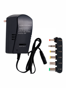 Зарядка для ноутбуков универсальный блок питания с насадками 3-12В, 30Вт Орбита OT-APB60