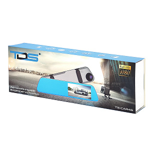TDS TS-CAR46 автовидеорегистратор зеркало+камера