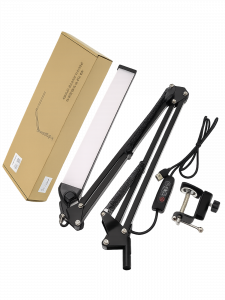 Лампа настольная для школьника на струбцине Огонёк OG-LDP37