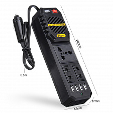 TDS TS-CAU42 автомобильный инвертор (220В/200Вт)