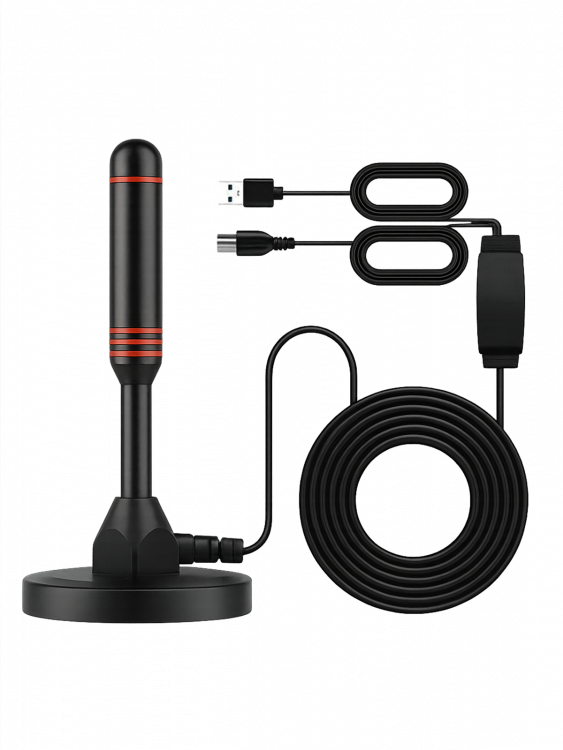 Антенна комнатная для цифрового ТВ с усилителем Орбита OT-ANT01