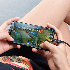 HOCO U47 Черный кабель USB 2.4A (iOS Lighting) 1.2м