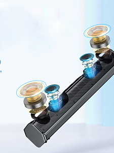 HOCO BS49 Черная активная колонка (Bluetooth,FM,10W)