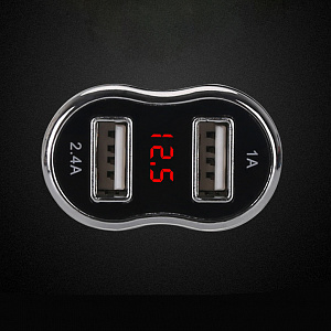 MUJU MJ-C10 ЗУ авто USB + кабель Micro USB (5B,2400mA)