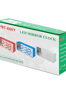 VST 886Y-4 Зеленые часы настольные (без блока)