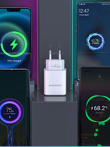 SENDEM OG33 ЗУ с TYPE-C + кабель IOS Lightning-Type-C 1.2м (PD20W, 3000mA)