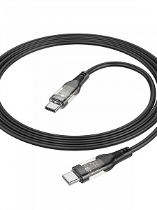 BOROFONE BU37 Черный кабель PD60W (TYPE-C-TYPE-C) 1.2м