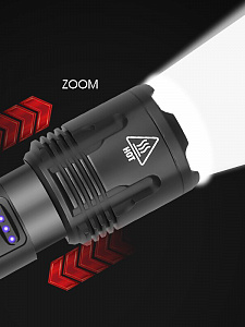 Патриот PT-FLR28 фонарь ручной (1L, 26650.,ZOOM)