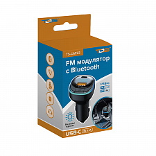 FM-модулятор трансмиттер автомобильный с Bluetooth TDS TS-CAF23