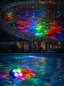 Светильник лампа для аквариума светодиодная RGB Огонек OG-LDP19