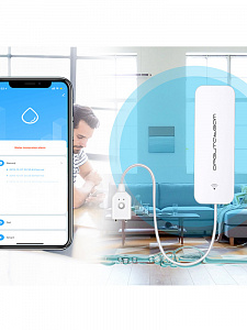 Умный Wi-Fi датчик протечки, контроля воды OT-HOS19